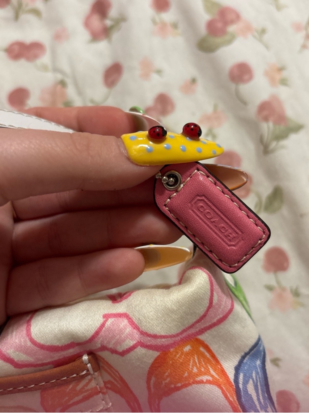 Coach Multicolor Signature Sketch Mini Shoulder Bag - Picture 3 of 4